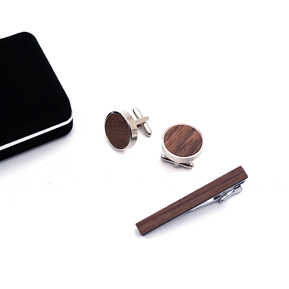 High Quality Cuff links neckti - Tie Bar Set Gift 评论和价格