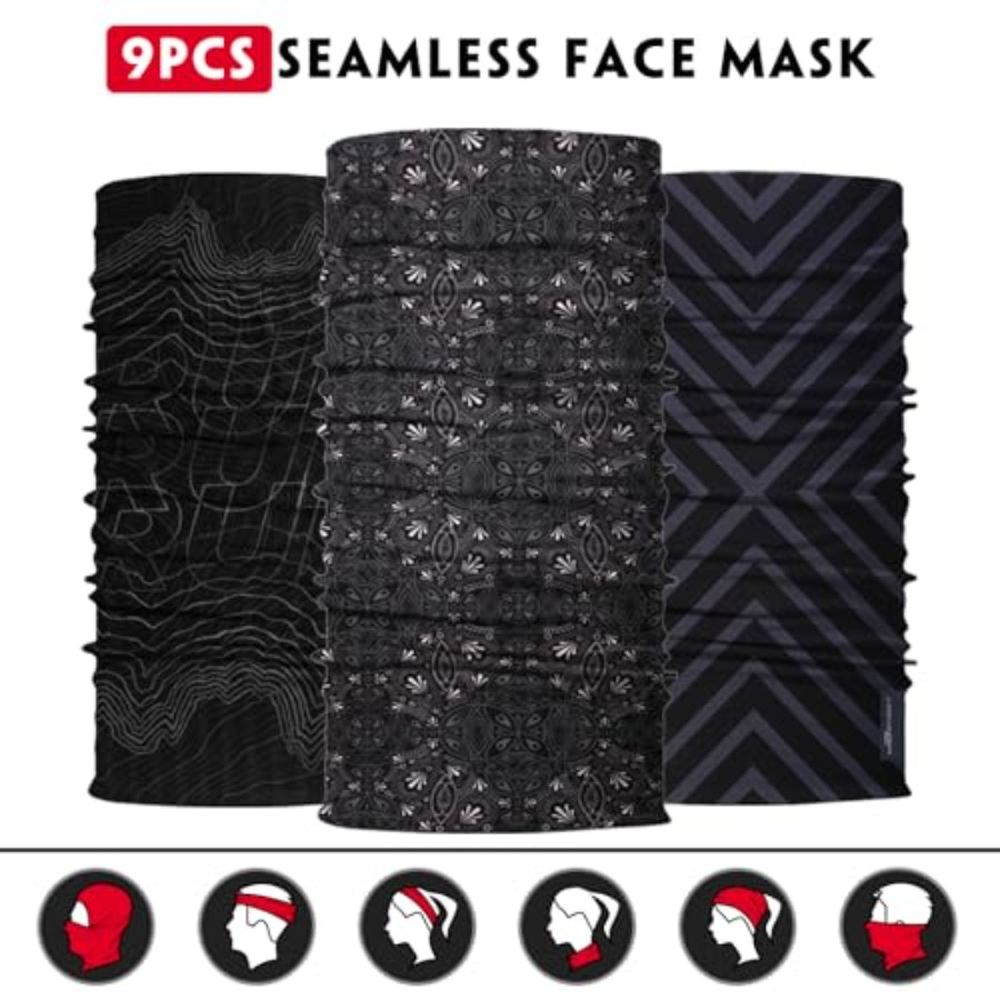 Neck Gaiter for Men Women Head - Face Scarf Mask 评论和价格