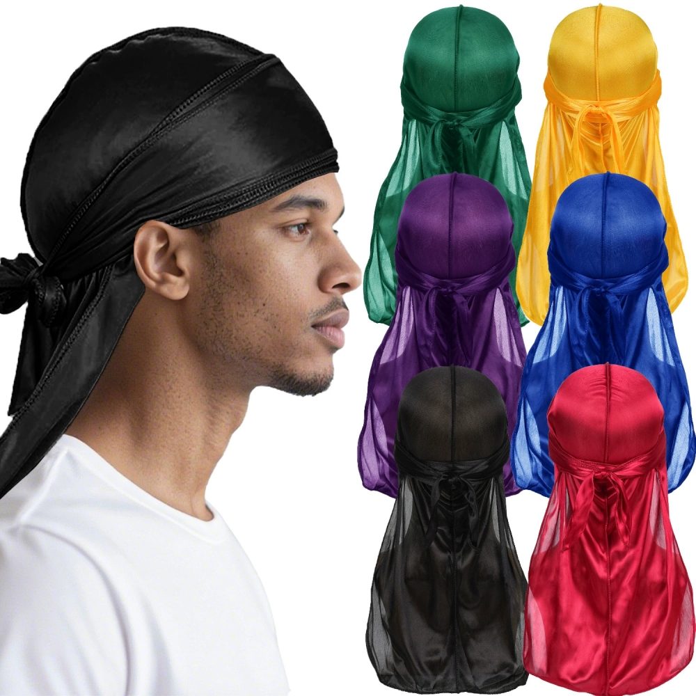 Men's Silk Durag Bonnet Bandan - Bandana Doo Rag 评论和价格