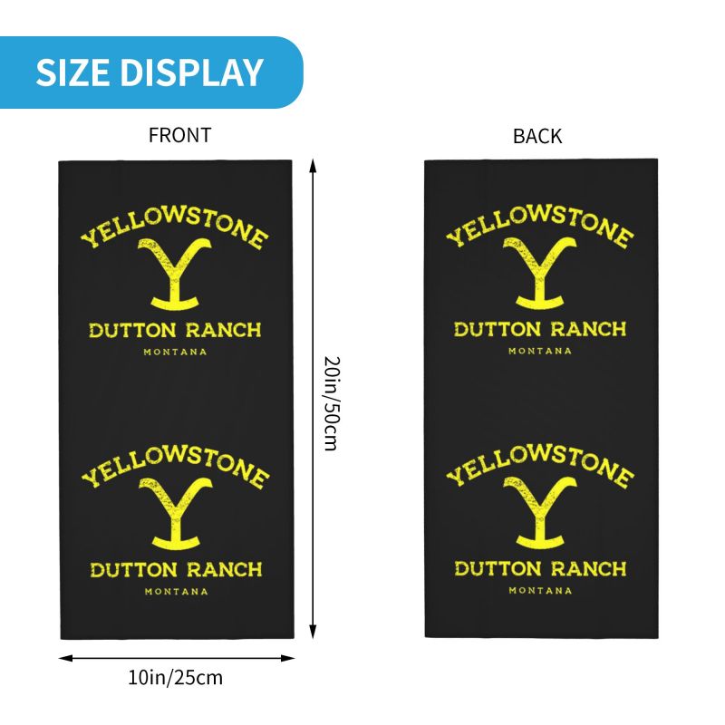 Yellowstone Dutton Ranch Print - Neck Warmer Tube 评论和价格