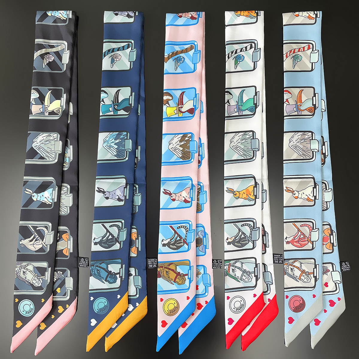 Brand Design Twill 100% Silk S - Scarf Silk Square 评论和价格