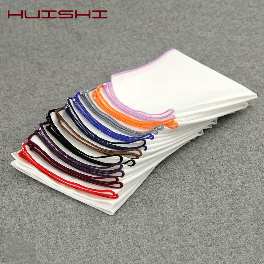New Hanky Men's White Pocket S - Handkerchief Cotton Men 评论和价格