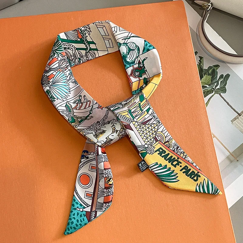 Luxury Design Horse Print Skin - Ascot Neck Scarf 评论和价格