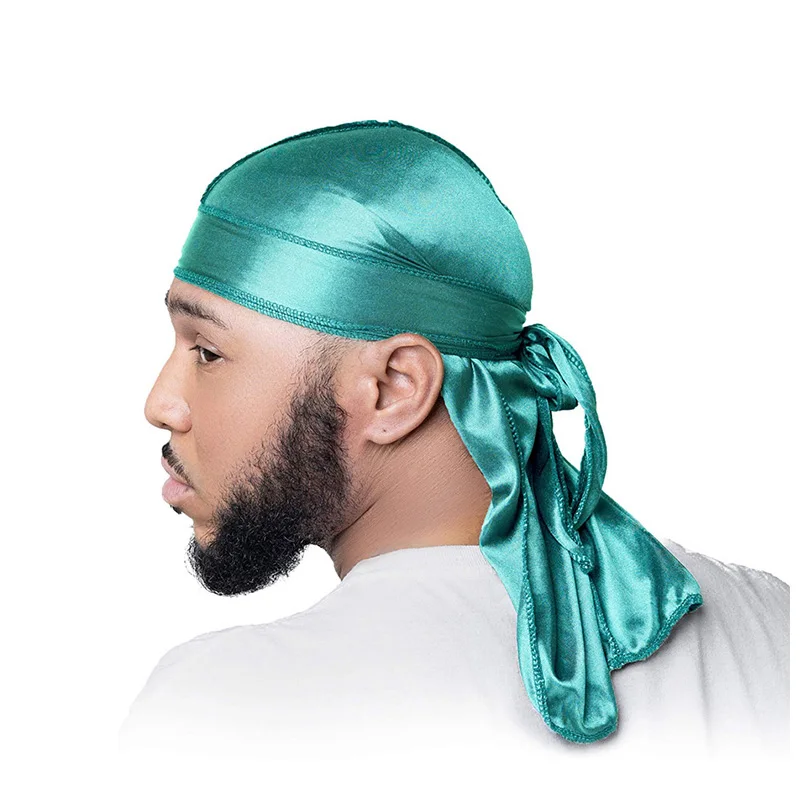 Unisex Long Silky Durag Long T - Bandana Doo Rag 评论和价格