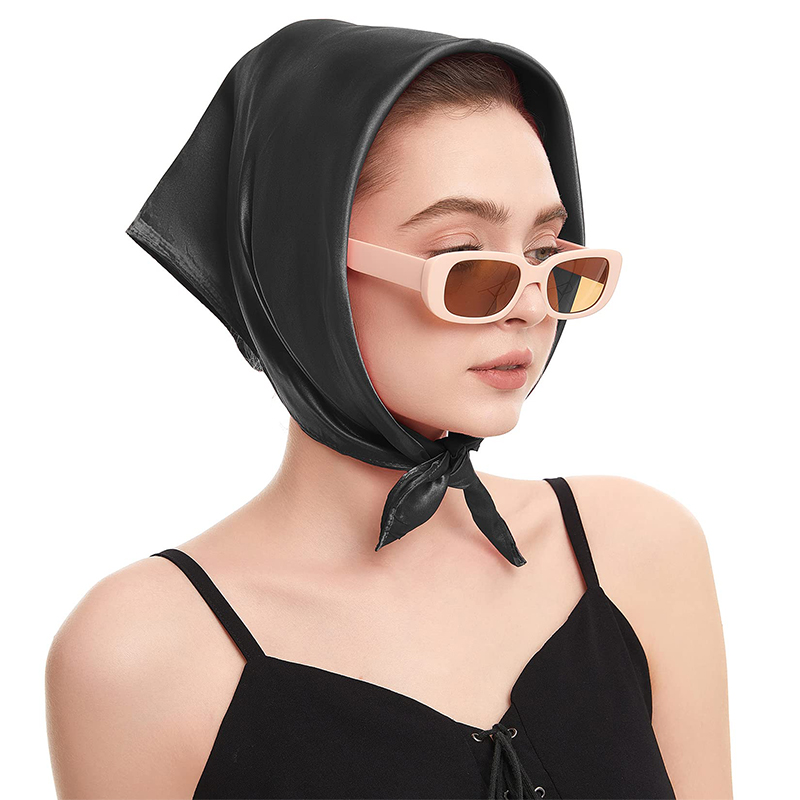 2024 New Fashion Women Satin S - Scarf Silk Square 评论和价格