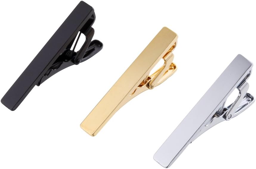 Men's Skinny Tie Clip Set 3 To - Tie Clip Silver 评论和价格