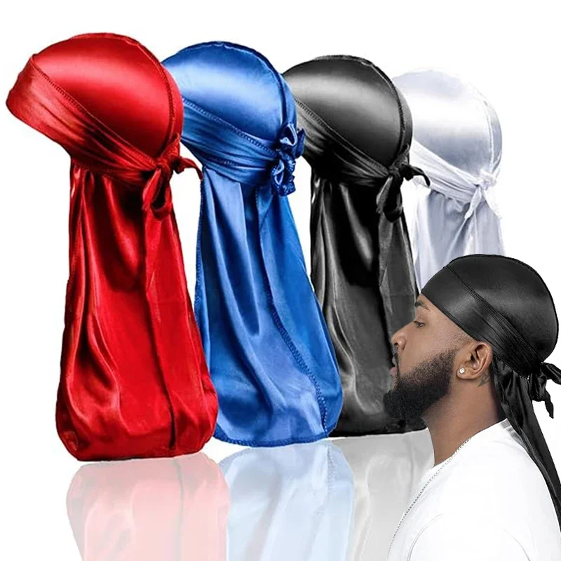 New silk Durag Bandana Turban  - Bandana Doo Rag 评论和价格