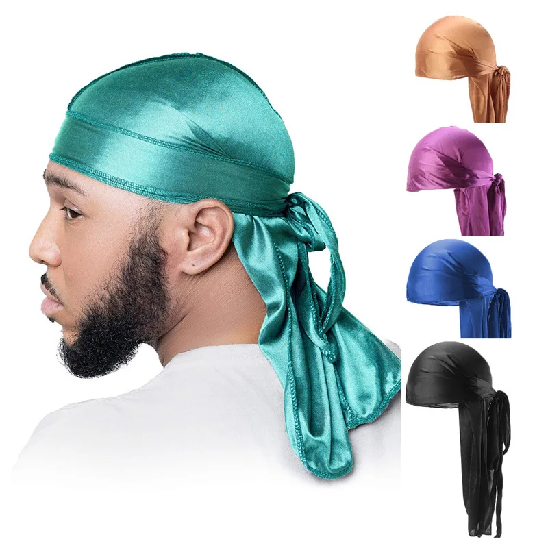 5Pcs Silk Durag Bandana Turban - Bandana Doo Rag 评论和价格