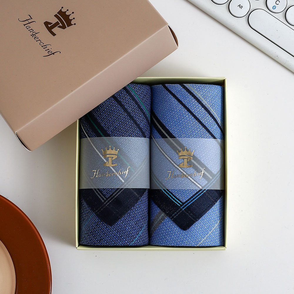43cm Men Vintage Cotton Handke - Handkerchief Cotton Men 评论和价格