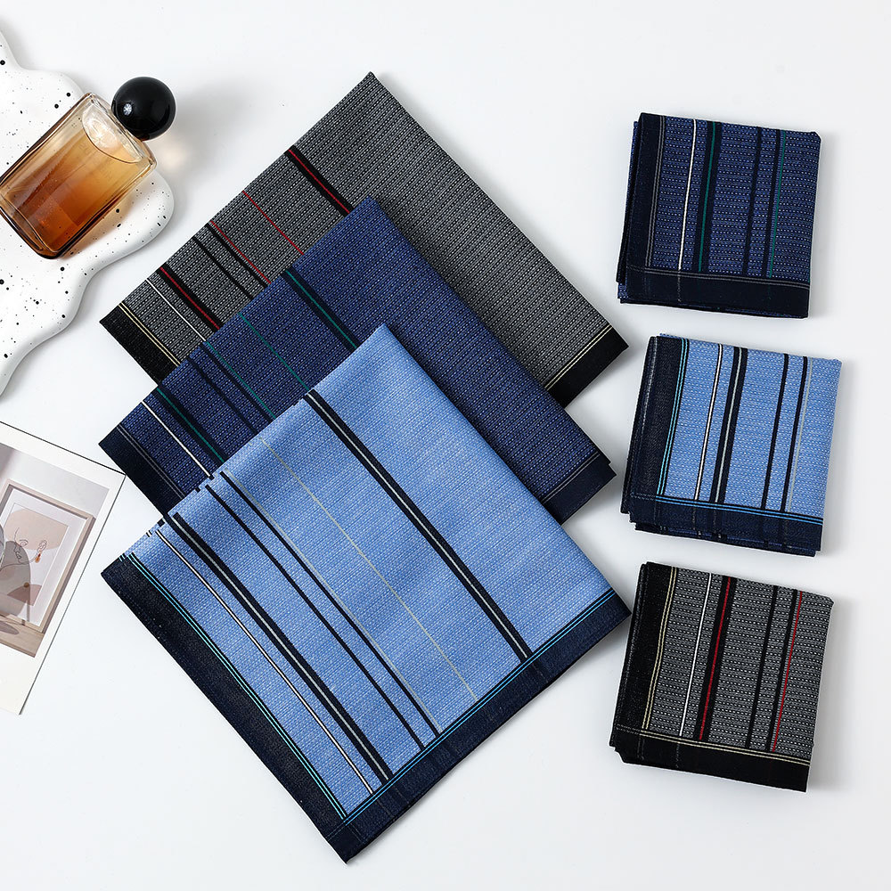 43cm Men Vintage Cotton Handke - Handkerchief Cotton Men 评论和价格