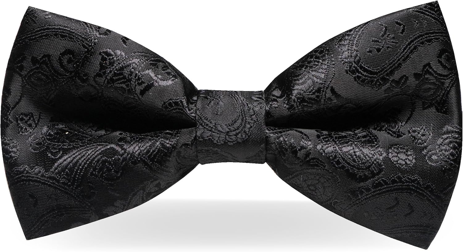 Paisley Pre-tied Bow Tie and P - Pocket Square Set 评论和价格