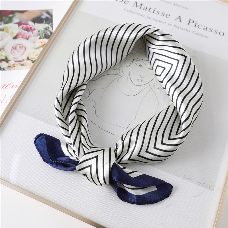 Luxury Stripe Silk Square Scar - Silk Tie Striped 评论和价格