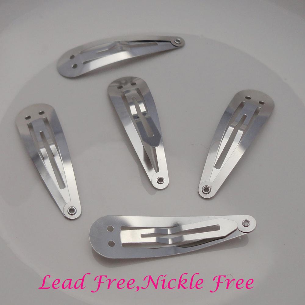 100PCS 5.0cm Silver Plain Meta - Tie Clip Silver 评论和价格