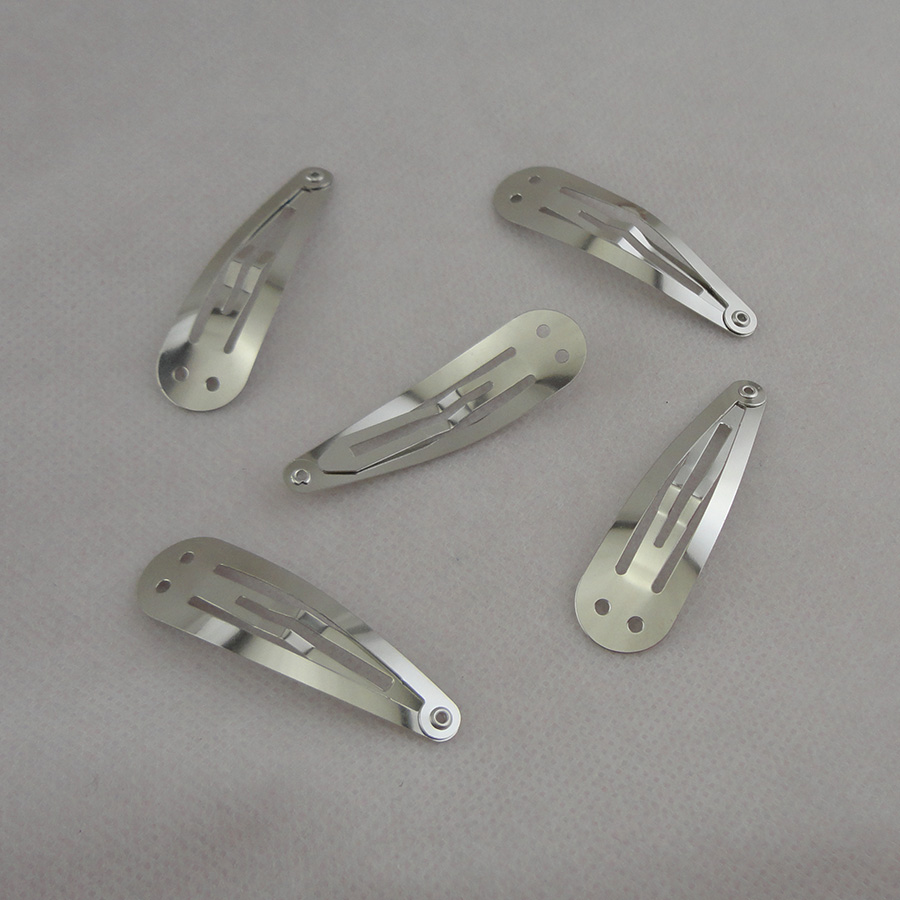 100PCS 5.0cm Silver Plain Meta - Tie Clip Silver 评论和价格