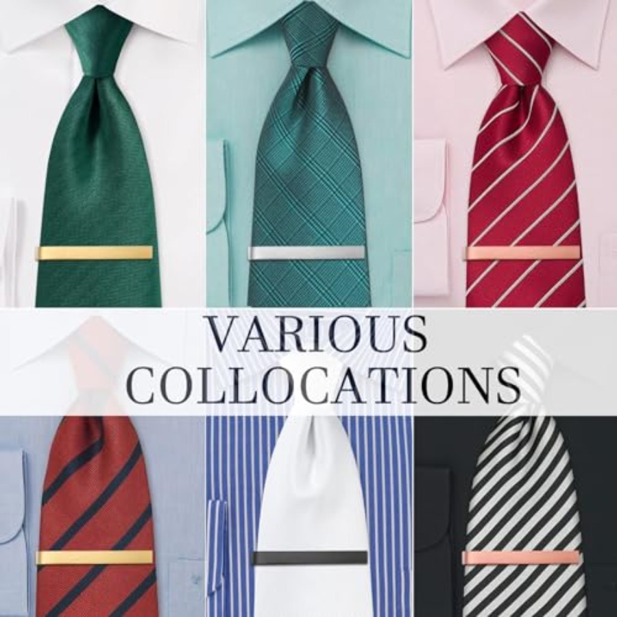 HAWSON 2 inch Tie Clips for Me - Tie Bar Set Gift 评论和价格