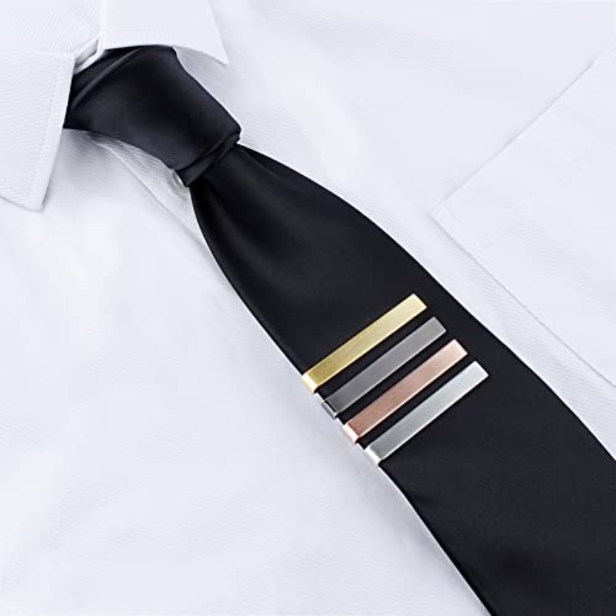 HAWSON 2 inch Tie Clips for Me - Tie Bar Set Gift 评论和价格
