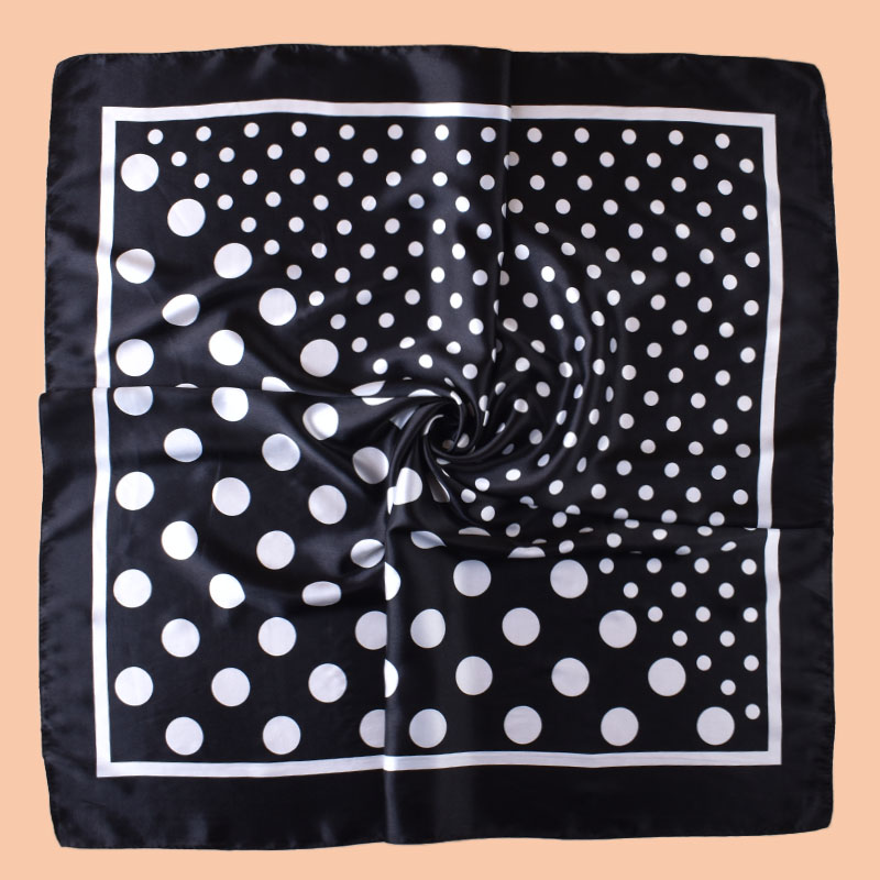 1pc Gradient Paisley Print Sat - Scarf Silk Square 评论和价格