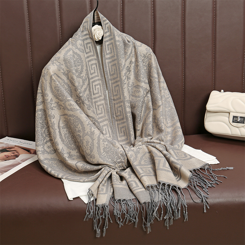 2024 Luxury Thick Cashmere Sca - Woven Scarf Blanket 评论和价格
