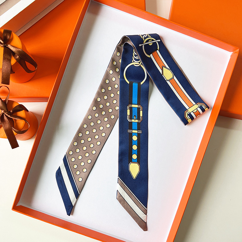 Women Scarf Skinny Silk Scarf  - Silk Neck Scarf 评论和价格