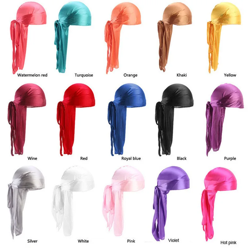 Long Tail Unisex Adult Satin D - Bandana Doo Rag 评论和价格